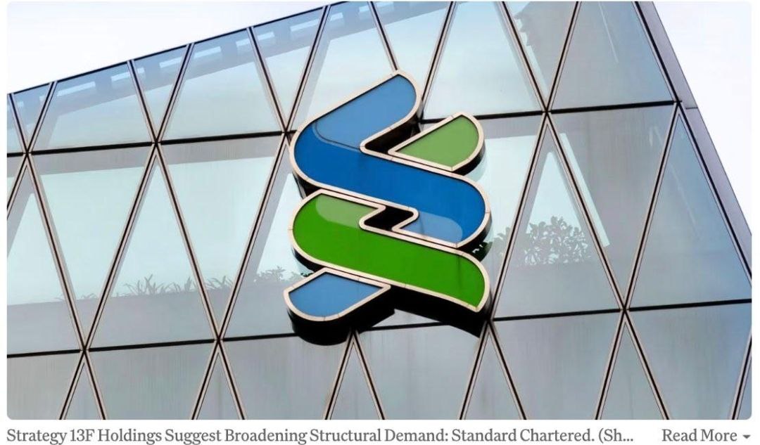 Биткоин вырастет до 500,000$ до конца президентского срока Трампа – Standard Chartered Драйвер роста: Суверенные фонды, ЦБ и пенсионные фонды активно покупают BTC через инвестиции в Strategy формы 13F . Рост BTC поддерживается структурным спросом. КриптоТрейдер 888: КАНАЛ ЧАТ MEXC - биржа с самыми низкими комиссиями на торговлю.