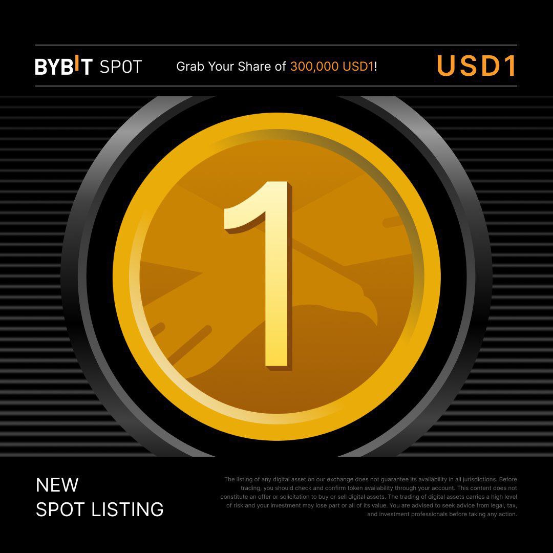 Биржа Bybit раздает $300 000 в честь листинга USD1 – это новый стейбл от World Liberty Financial Что делать: 1. Проходим регистрацию ТУК только по этой ссылке 2. Проходим верификацию КУС 3. Открываем депозит от $100 в USD1 следуя простым правилам 4. Ждём начисление бонусов Важно: для участия депозит пополняем только в сетях BSC или ETH Ссылка для регистрации — TumoBog Crypto
