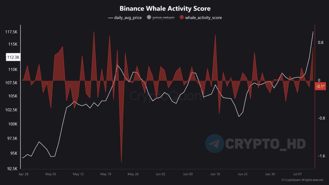 #ончейн CryptoQuant: Пока толпа гонится за новым историческим максимумом BTC, киты готовятся фиксировать прибыль. Сryptо Headlines