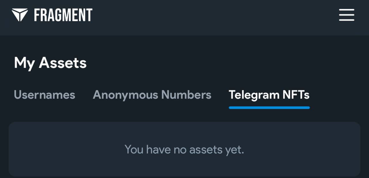 На фрагменте появилась новая вкладка “Telegram NFTs”  Уже завтра подарки попадут в блокчейн и начнут торговаться на Fragment