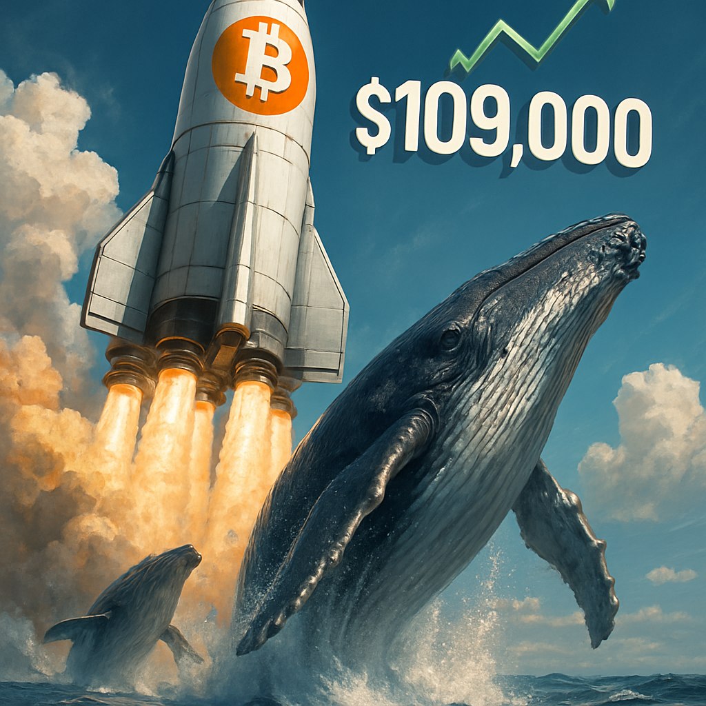 Биткоин вновь поднялся выше $109,000!   На рынке наблюдается резкое бычье движение, сопровождающееся активностью крупных игроков  whales . Это может указывать на значительные изменения в состоянии рынка и возможности для инвесторов.   Будем следить за развитием событий!      Наши ссылки   Торгуем на Bybit   Pro Energy