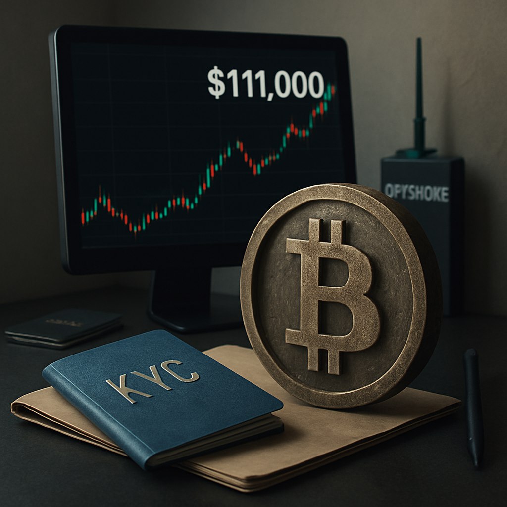 На крипторынке наблюдается интересная тенденция: ликвидность Bitcoin начинает перемещаться с KYC-обменников на платформы без строгой верификации. Это происходит на фоне роста цены BTC, которая недавно достигла нового рекорда в более чем $111,000. По данным CryptoQuant, институциональные инвесторы все активнее переключаются на оффшорные биржи, что приводит к снижению запасов на регулируемых платформах в США. Это важный сигнал для трейдеров, указывающий на растущий интерес к анонимной торговле в условиях увеличения цен, что может повлиять на торговые стратегии и модели прогнозирования. #BTC #KYC #Торговля