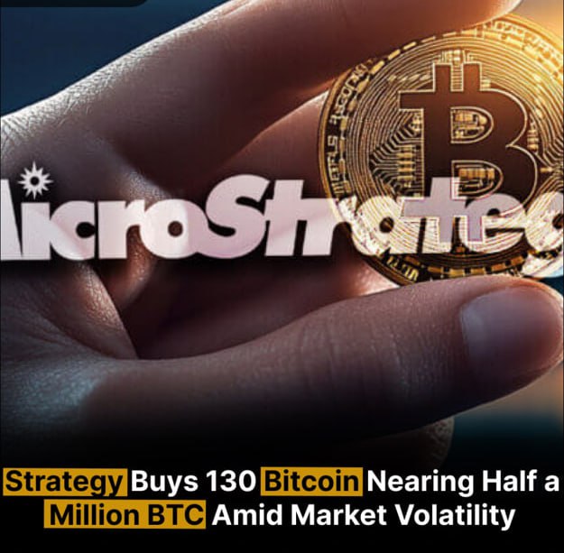 Компания Strategy продолжает покупки Bitcoin на просадке, но объемы покупок существенно снизились Strategy докупила 130 BTC на общую сумму 10,70 млн.$. Компания направила на покупку часть средств из масштабной программы привлечения 21 млрд.$ на покупку первой криптовалюты. Средняя цена покупки около 83 тыс.$ за 1 BTC. После этой покупки на балансе компании находится 499226 BTC со средней ценой входа 66,36 тыс.$. ‼ Размер покупки вызывает вопросы. Здесь варианта 2: или компания побаивается текущих рыночных и околорыночных условий, или она ждет поступления средств в рамках программы их привлечения для более крупного закупа. Не рекомендация! Торгую на биржах: Bybit инструкция на регистрацию OKX инструкция на регистрацию BingX инструкция на регистрацию ↔ BitGet подарочный бонус 6200USDT Мой закрытый Премиум канал Ставьте , если канал полезен!