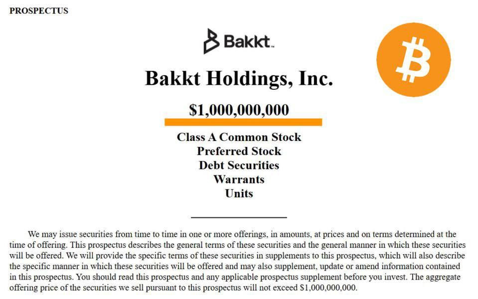 Bakkt планирует привлечь 1 МИЛЛИАРД ДОЛЛАРОВ, обновив инвестиционную политику для покупки биткоинов.