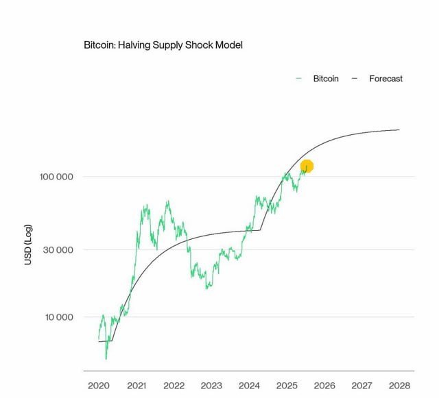 По оценке Bitwise, согласно их модели «шока предложения», Bitcoin может в ближайшее время достичь цены в $150 000. Так называемый «шок предложения» возникает, когда институциональные инвесторы и ETF скупают BTC гораздо быстрее, чем майнеры успевают их добывать. При этом значительная часть держателей предпочитает не продавать: долгосрочные инвесторы продолжают накапливать и выводят монеты с бирж, что ещё больше сокращает доступное предложение.
