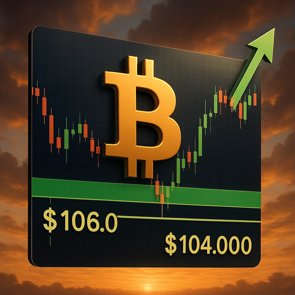 Биткоин BTC пытается удержать ключевые уровни поддержки в диапазоне от \$104,000 до \$106,000! Аналитики прогнозируют возможное бычье завершение недели, если эти уровни будут сохранены. В данный момент криптовалюта колеблется в двухмесячном торговом диапазоне, и предстоящие закрытия дня могут сыграть решающую роль в подтверждении бычьего тренда. #BTC #поддержка #бычьийрынок Наши ссылки Торгуем на Bybit Pro Energy