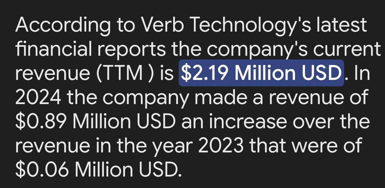 Компании Verb Technology и Kingsway Capital создадут компанию, которая будет покупать TON на баланс   Чистая прибыль verb technology в 2024г составила 2.19 млн$, а за год ранее 60000$  Инвесторы которых мы заслужили