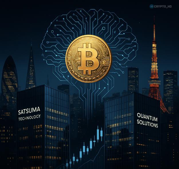 Лондонская компания Satsuma Technology привлекла 137,500,000$ для покупки Биткоина на свой баланс – рекорд 2025 года среди всех британских частных фирм! - релиз Satsuma Technology также создает инфраструктуру для децентрализованного AI Bittensor subnets #TAO . Японская AI-компания Quantum Solutions объявила о планах накопить 3000 BTC в течение следующих 12 месяцев! - релиз Стартовый транш $10m предоставила компания Integrated Asset Management Asia , со-владелец Forbes. Руководство фирмы стремится занять 2 место в Японии по корпоративным запасам Биткоина. Ранее: - MARA Holdings и $850m - SharpLink накапливает ETH Crypto Headlines