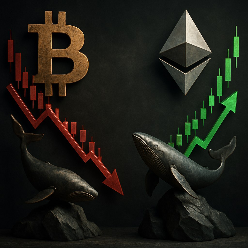 За последние 2 недели количество кошельков Биткойн с минимум 1000 BTC сократилось на 1,61%. В то же время количество кошельков Эфириум с минимум 10 000 ETH увеличилось на 8,00%. Таким образом, наблюдается противоположное поведение китов для двух ведущих криптовалют. Наши ссылки Торгуем на Bybit Pro Energy