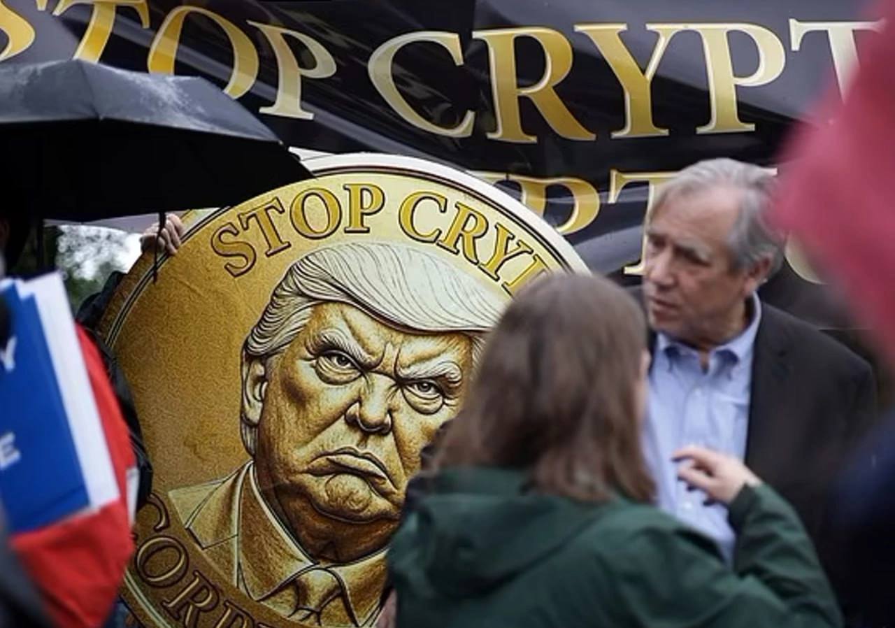 Дональд Трамп устроил гала-ужин для крупнейших держателей токена TRUMP — тех, кто оказался в числе топ-инвесторов шитка. Среди гостей был и основатель TRON Джастин Сан. Мероприятие прошло без громких заявлений или сенсационных новостей — скорее как встреча «своих». Возле места проведения собрались около сотни протестующих с плакатами «Остановите криптокоррупцию» — они выступили против политизации криптовалют.