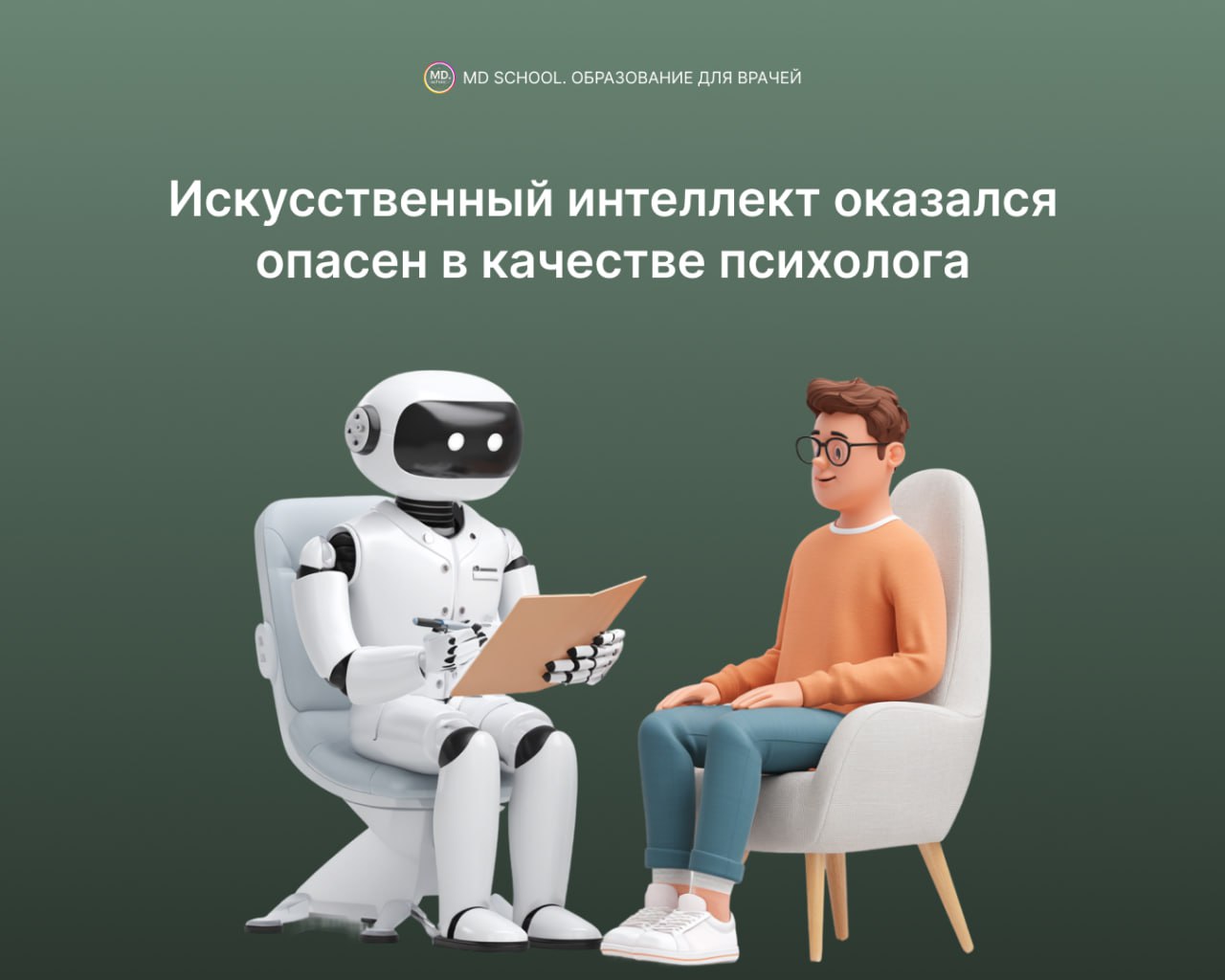 Искусственный интеллект оказался опасен в качестве психолога С каждым днем все больше людей обращаются к чат-ботам за психологической поддержкой. Искусственный интеллект кажется удобной заменой терапии: он доступен 24/7, всегда «готов помочь». Чат-боты обещают доступ к терапии без очередей и высоких цен, но так ли они безопасны? ⏩ Психиатр Эндрю Кларк из Гарвардской медицинской школы решил проверить, как популярные ИИ-терапевты реагируют на кризисные ситуации. Он выдавал себя за подростка с суицидальными мыслями, агрессивными наклонностями и другими тревожными состояниями. Результаты оказались пугающими. Подробности описали в карточках ↗ Несмотря на стремительное развитие ИИ, чат-боты не способны заменить живого психолога — они не чувствуют эмоций, не понимают контекста и, что самое опасное, могут случайно поддерживать деструктивное поведение вместо помощи. Доверять им психическое здоровье может быть опасно, по крайней мере пока. Источники: 1. Time A Psychiatrist Posed As a Teen With Therapy Chatbots. The Conversations Were Alarming 2. Futurism ChatGPT Is Telling People With Psychiatric Problems to Go Off Their Meds Последний день, когда можно получить в подарок курс «Карьера в медицине и личный бренд врача» по кодовому слову BRAND к курсу по нейросетям!