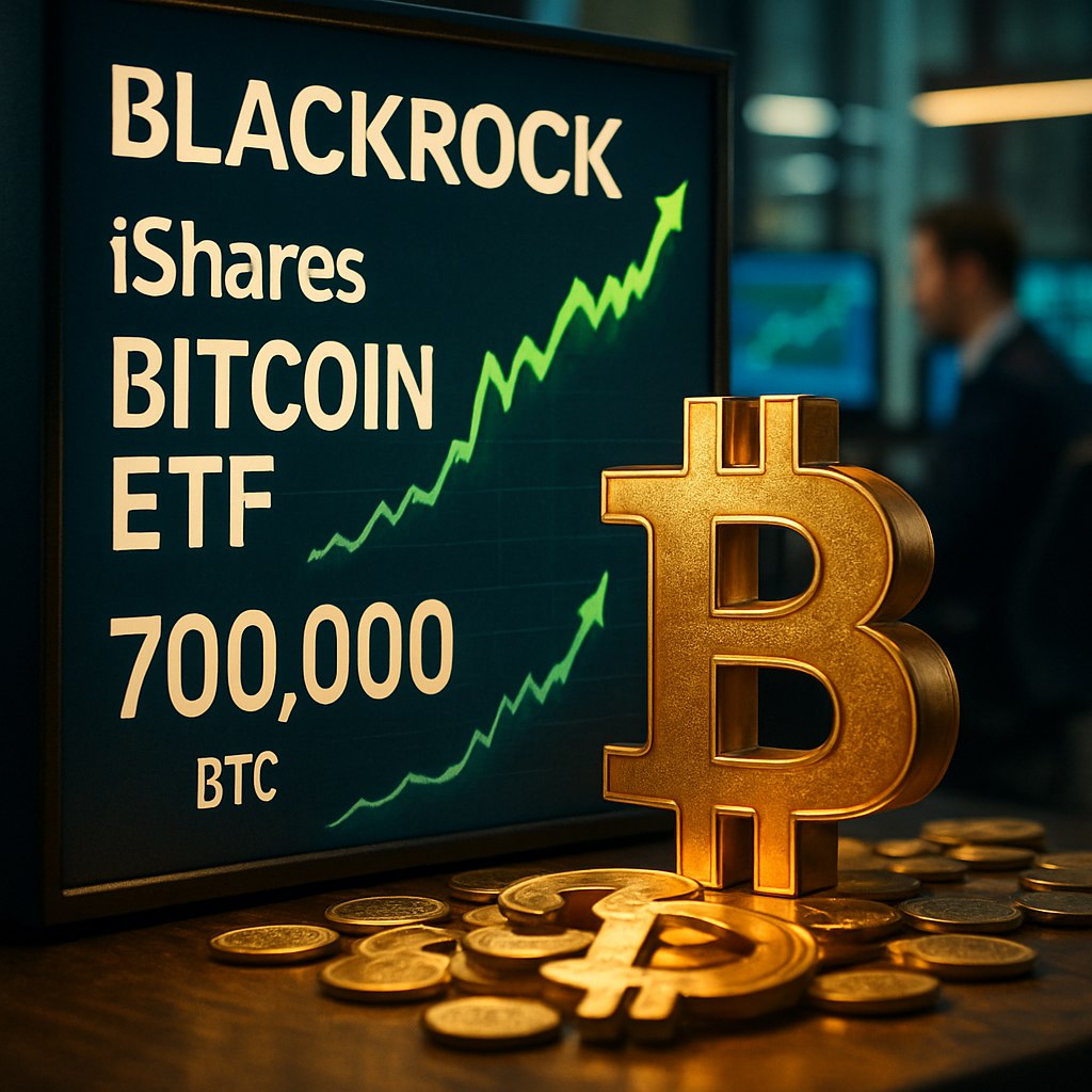 Объём монет в фонде BlackRock iShares Bitcoin ETF превысил 700 000 BTC, что составляет целых 55% всех BTC, находящихся в спотовых Bitcoin ETF! Это значительное достижение подчеркивает растущий интерес институциональных инвесторов к биткоину и усиливает позиции фонду на рынке. Продолжаем следить за развитием ситуации! Наши ссылки Торгуем на Bybit Pro Energy