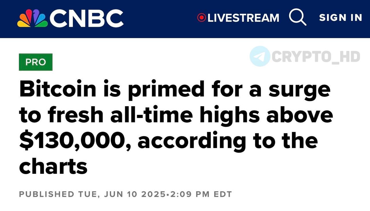 Аналитики CNBC: У Биткоина есть потенциал роста до 135,000$ в краткосрочной перспективе. Драйверы роста: растущий институциональный спрос, расширение рынка криптовалютных ETF, изменения в макроэкономической среде. Crypto Headlines