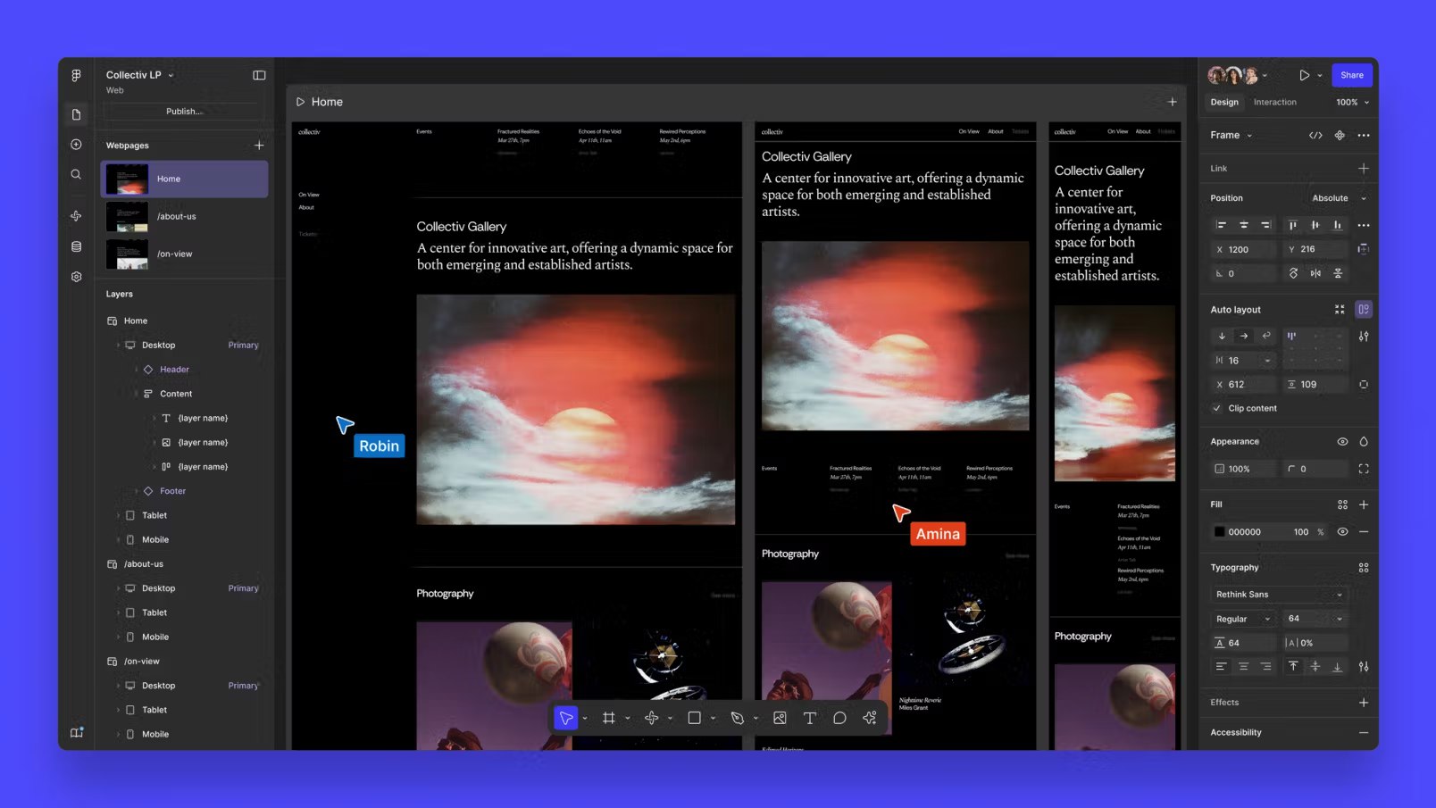 Новинки Figma Config 2025: огляд нових інструментів Make, Sites, Grid, Draw та Buzz У рамках конференції Config 2025 було анонсовано низку інструментів і функцій, покликаних розширити можливості дизайнерів та продуктових команд. Figma Make – сервіс prompt-to-code для перетворення макетів у інтерактивні прототипи; Figma Sites – можливість публікації адаптивних сайтів одним кліком; Grid – новий Auto Layout із гнучкою сіткою та прямим експортом CSS; Figma Draw – оновлений векторний редактор із інструментами для вільного малювання, патернів і текстур; та Figma Buzz – платформа для масового створення брендованих активів і шаблонів для всієї команди. Підписатися на автора: Dinozavrix Коментувати Читати