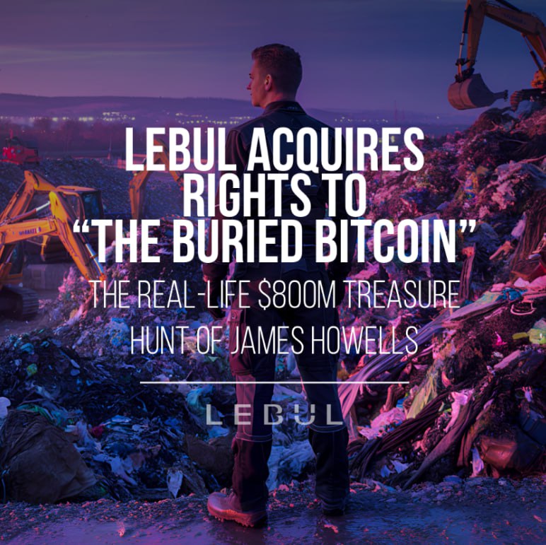 Про британца, потерявшего жесткий диск с 8к BTC, снимут сериал Компания Lebul экранизирует историю Джеймса Хауэллса, который в 2013 году выкинул железку с криптой на $800 млн. Это явно не та слава, которой он желал.