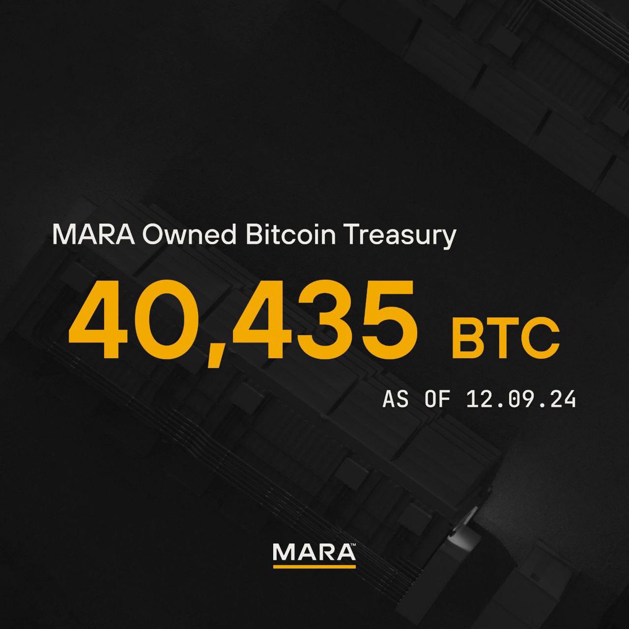 MARA Holdings отчиталась о приобретении дополнительных 11 774 BTC на $1,1 млрд, по $96 000 за монету   Финансирование было обеспечено средствами, полученными от размещения бескупонных конвертируемых облигаций  Компания владеет 40 435 BTC на $3,9 млрд  Отзывы   FAQ   Софт   Бонусы для бирж      — ставь реакцию для поддержки канала