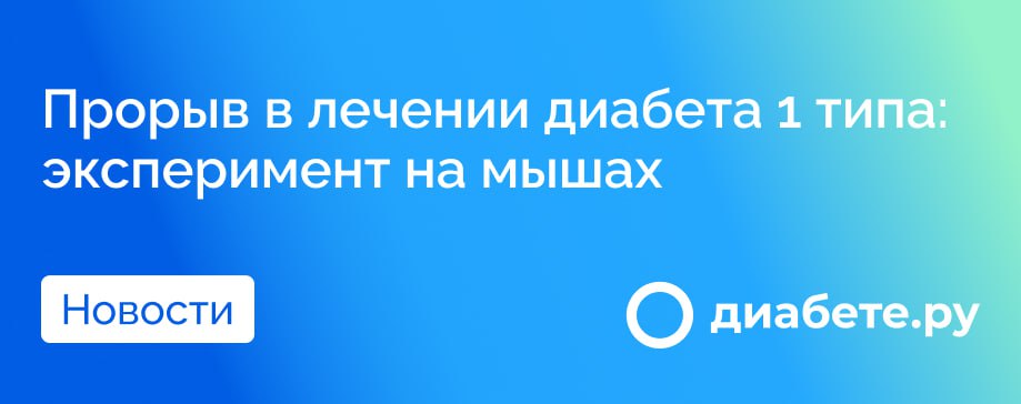 Ученые сделали сенсационное открытие в области медицины, представив усовершенствованную клеточную терапию, способную вылечить диабет 1 типа у мышей!  Основа проблемы: аутоиммунная атака на островки Лангерганса При диабете 1 типа инсулин-продуцирующие клетки в поджелудочной железе, известные как островки Лангерганса, разрушаются из-за аутоиммунной реакции. Хотя американский регулятор FDA уже одобрил метод трансплантации этих клеток, существующие подходы имеют ряд ограничений, которые снижают эффективность терапии.  Исследователи из Колледжа Уайл Корнелл Медикал предложили революционное решение — усилить трансплантацию островков Лангерганса дополнительными модифицированными клетками, отвечающими за формирование кровеносных сосудов. Эти эндотелиальные клетки не только увеличивают выживаемость островков, но и обеспечивают их локализацию в целевом месте внутри организма. Ранее введение клеток часто приводило к их рассредоточению, что снижало терапевтический эффект.  Результаты экспериментов Эксперименты продемонстрировали:  Быструю приживляемость клеток  Долгосрочную ремиссию диабета  В то время как традиционная трансплантация островков Лангерганса не могла достичь аналогичных результатов, новое решение намекает на эпоху более эффективного лечения.  Теперь ученым предстоит подтвердить свои результаты на более крупных моделях животных.   Не остается без внимания и работа европейских исследователей, которые изучают воздействия на определенные рецепторы. Это может помочь защитить бета-клетки поджелудочной железы от повреждений и увеличить выработку инсулина, представляя еще одну многообещающую стратегию для борьбы с диабетом.  Эти достижения не только вдохновляют, но и дарят надежду многим людям, страдающим диабетом первого типа. Впереди — новая эра в лечении и профилактике, и мы с нетерпением ждем дальнейших успехов науки!  Источник      диабете.ру — подписывайтесь на канал