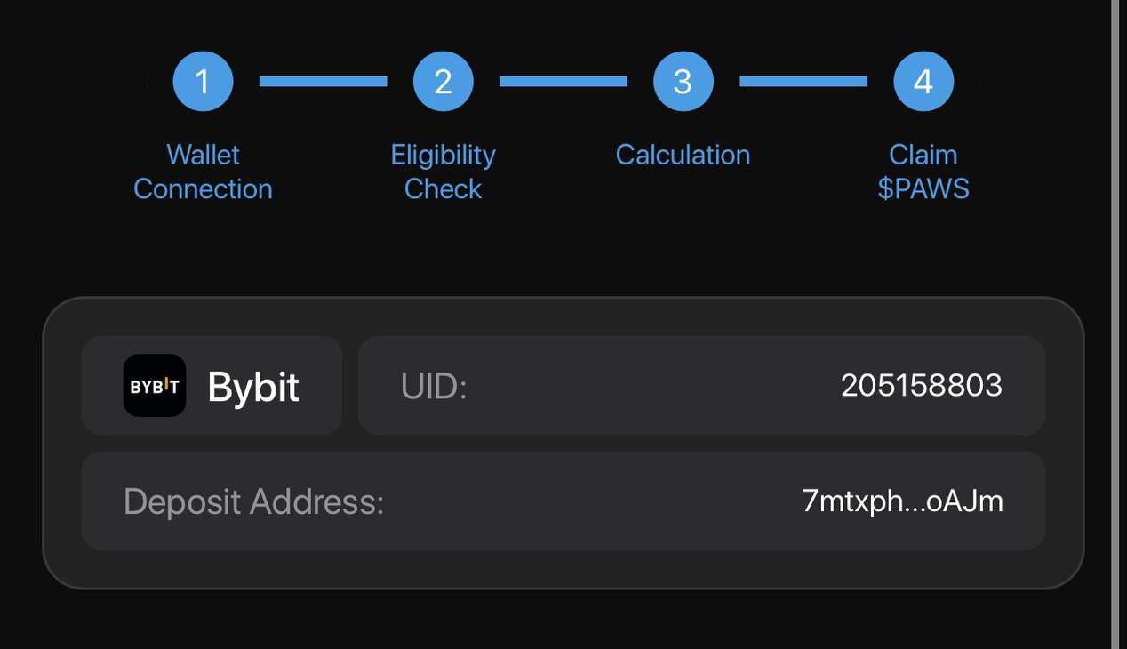 ⏺ По выводу $PAWS: Токены будут отправляться на биржи с 15 по 16 апреля. Ончейн вывод на сторонние кошельки будет открыт после листинга. Если вы не успели вывести, то токены можно будет запросить на сайте paws только после листинга! Всем хороших выходных! Чат канала YouTube Крипта Ивановна