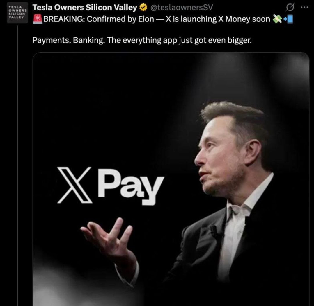В Twitter скоро запустят платежный и банковский сервис «X Money» «Сначала будет ограниченный доступ к бета-версии X Money. Когда речь идет о сбережениях людей, нужно проявлять крайнюю осторожность». КриптоТрейдер 888: КАНАЛ ЧАТ MEXC - биржа с самыми низкими комиссиями на торговлю