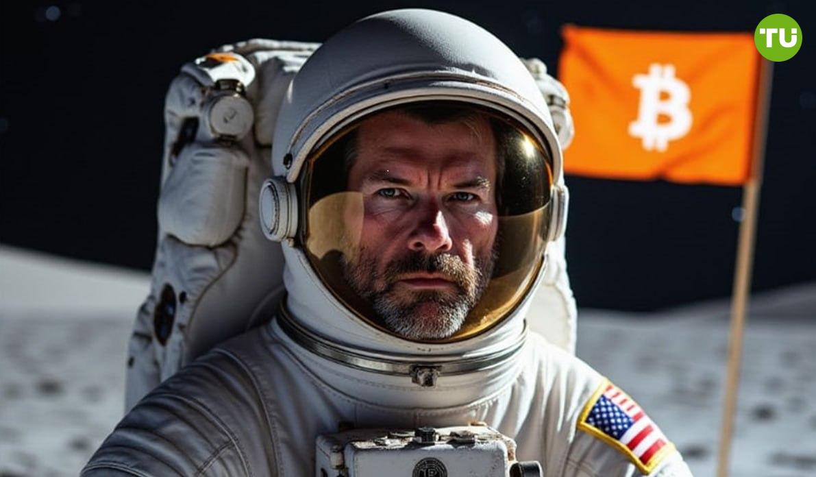 ​Майкл Сэйлор отметил рост BTC до нового ATH   Майкл Сэйлор отметил рост BTC до $106 488 твитом с изображением себя на Луне с флагом биткоина.    MicroStrategy остается одним из крупнейших корпоративных держателей биткоинов с резервами в 386 000 BTC.  Акции MicroStrategy выросли на 4,2%, достигнув $408,67 в день рекорда биткоина.