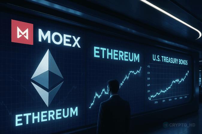 #eth   Мосбиржа  MOEX  запустит фьючерс на Ethereum ETF уже 5 августа - спецификация  Тип фьючерса «расчётный» - без поставки ETF‑акции, только денежный результат.   Ранее: анонс  Crypto Headlines