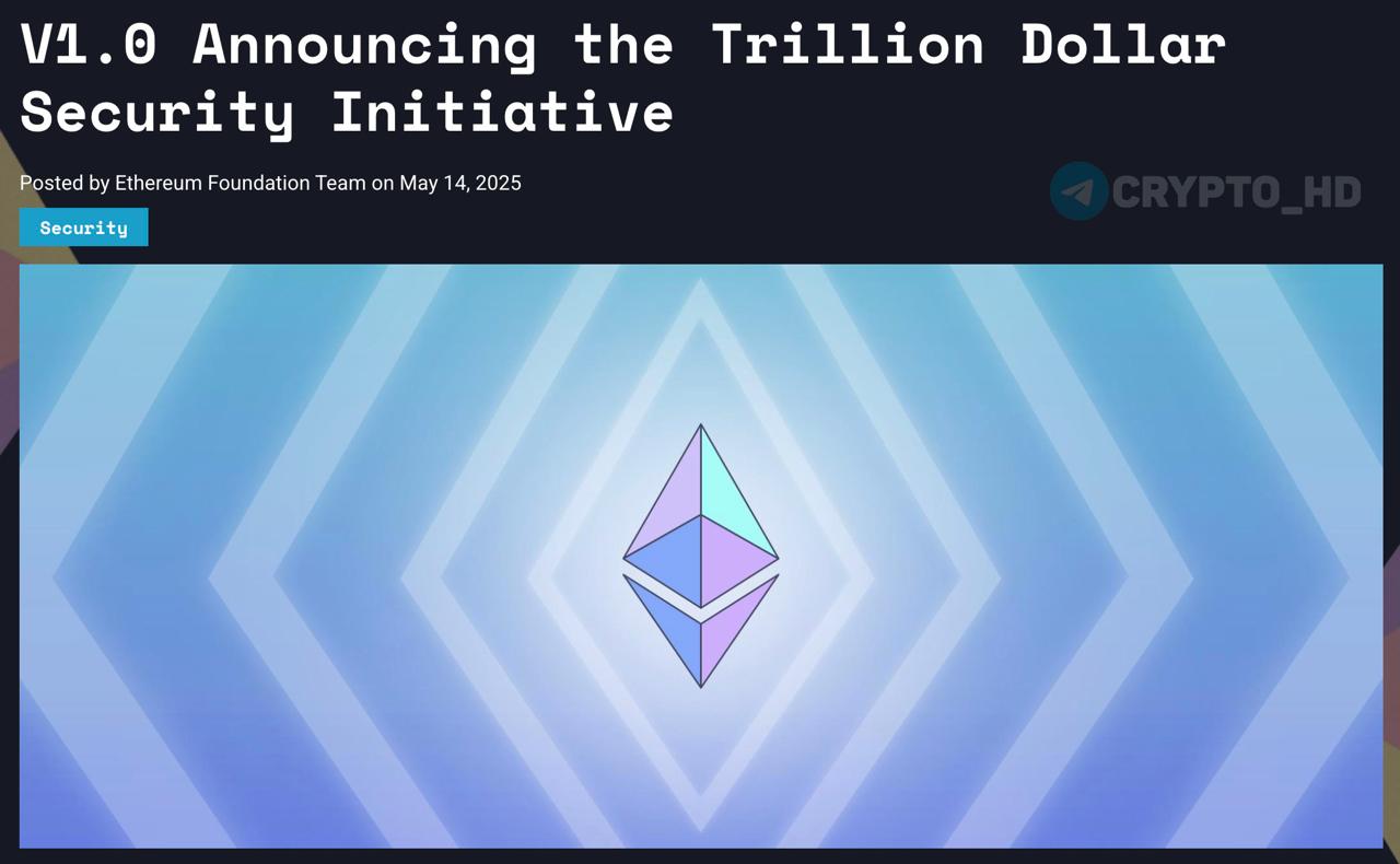 2 #ETH В Ethereum Foundation запускают инициативу Trillion Dollar Security blog Цель: сделать экосистему Ethereum настолько надежной, чтобы в ней можно было хранить триллионы долларов, от пользователей с 1,000$ до компаний и правительств с миллиардами $$$. Планы: - Анализ уязвимостей на всех уровнях Ethereum. - Приоритизация и внедрение важных апдейтов улучшение ключевых направлений . - Прозрачная коммуникация о безопасности сети. Crypto Headlines