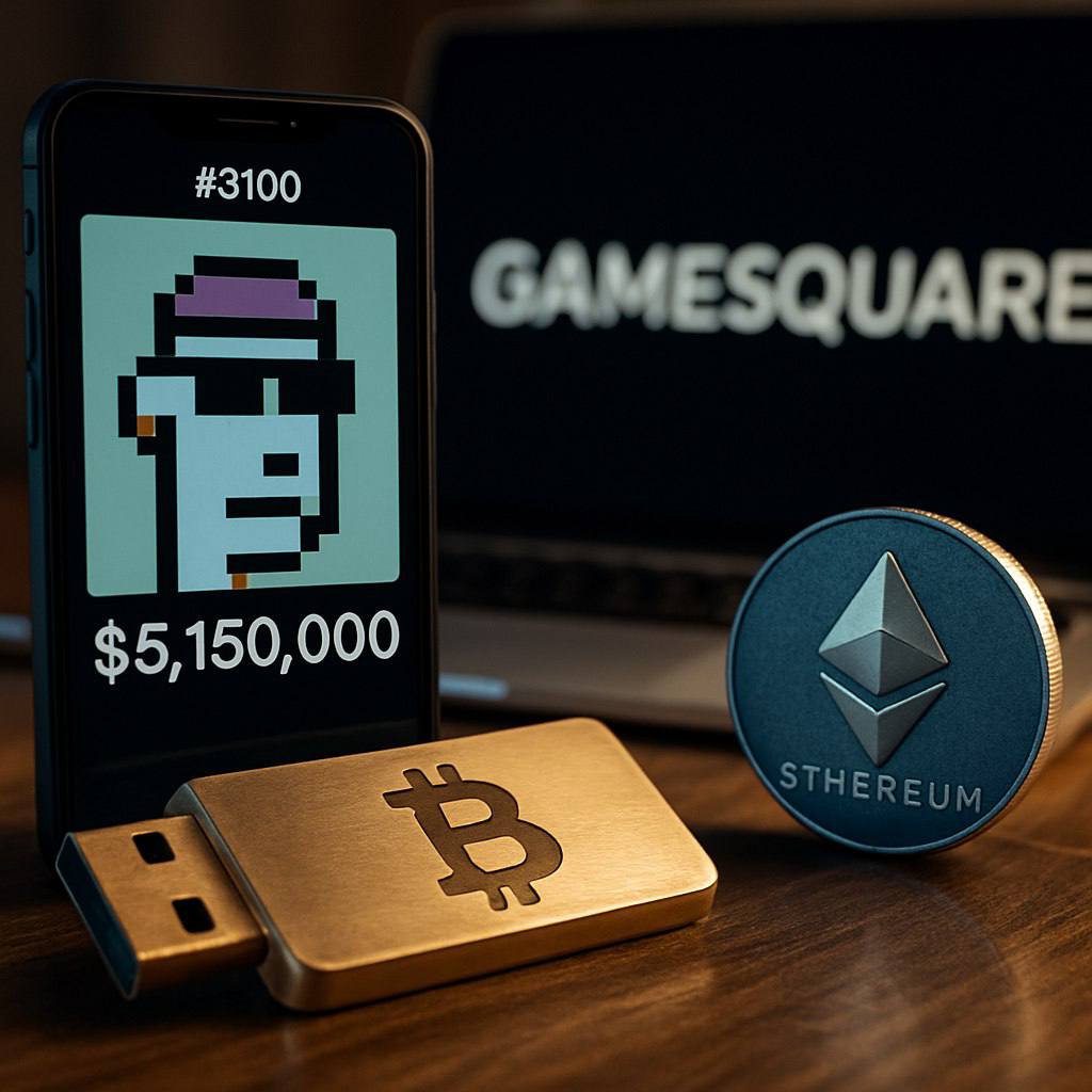 Компания GameSquare из Фриско, штат Техас, приобрела NFT CryptoPunk за $5,15 млн.   С подарками когда такое?