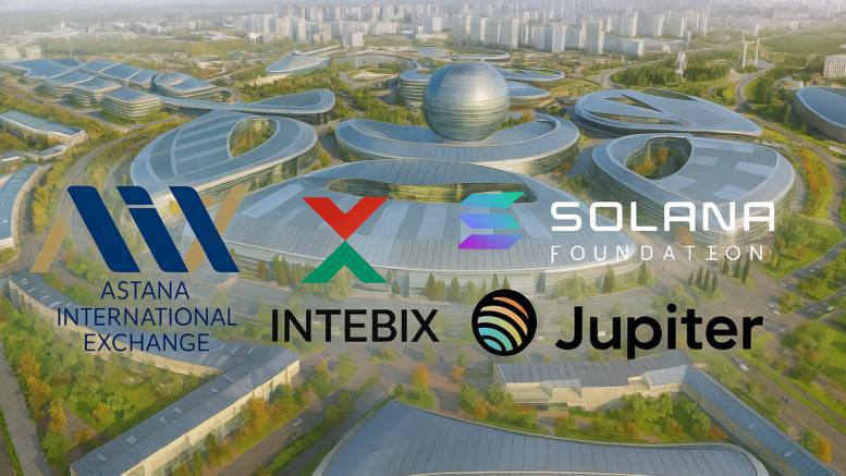 Solana объявила о сотрудничестве с фондовой биржей Казахстана Solana Foundation, Астанинская международная фондовая биржа AIX , агрегатор ликвидности Jupiter и лицензированная торговая площадка Intebix подписали меморандум о взаимопонимании Компании смогут проводить IPO на Астанинской фондовой бирже, действующей в соответствии с английским правом. Одновременно они смогут выпускать токенизированные акции через площадку Intebix. Эти цифровые активы будут работать на блокчейне Solana, а Jupiter предоставит инструменты децентрализованных финансов DeFi