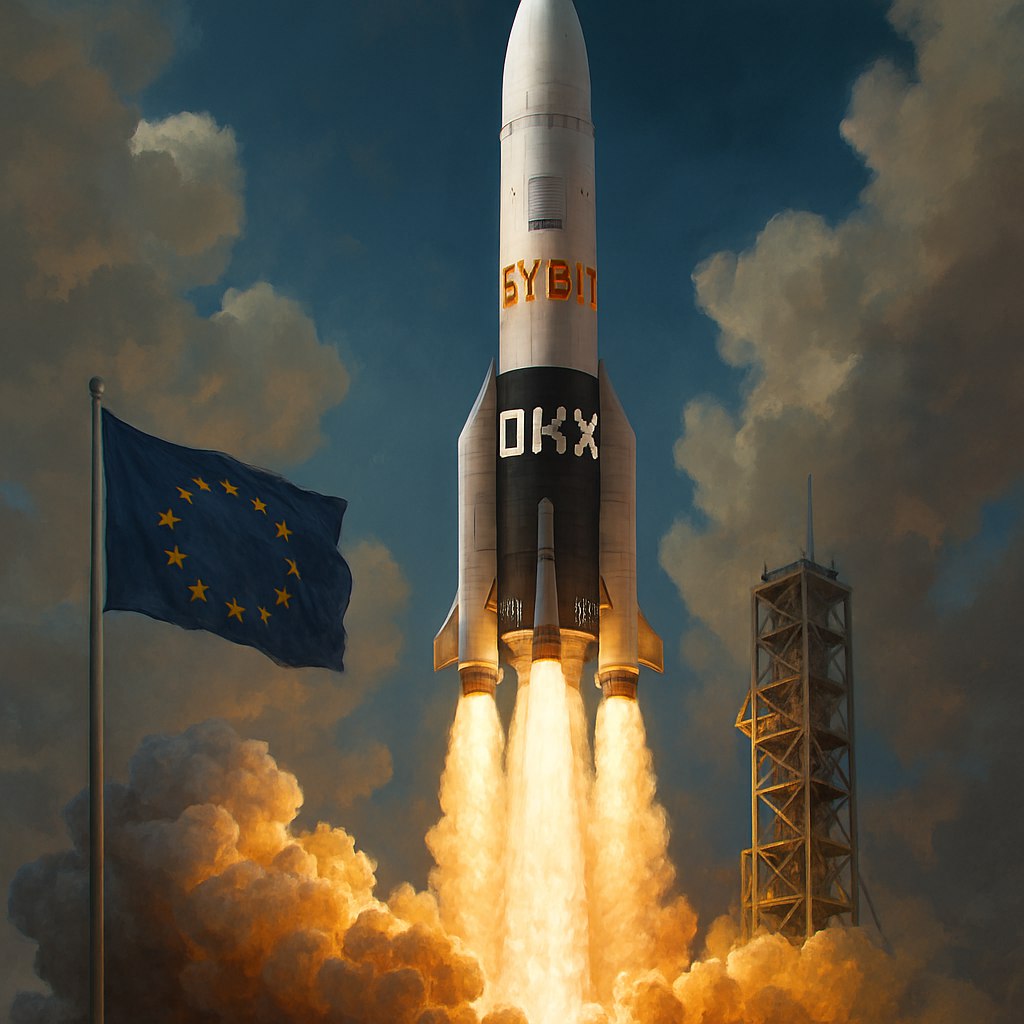 Bybit и OKX запустили криптобиржи, соответствующие требованиям MiCA в ЕС!  Обе платформы сделали важный шаг для укрепления позиций на европейском рынке, соответствуя новым регуляторным стандартам. Это означает более высокий уровень защиты для трейдеров и пользователей, что в свою очередь может привлечь дополнительный капитал в криптоиндустрию Европы.  #MiCA #Bybit #OKX    NFT