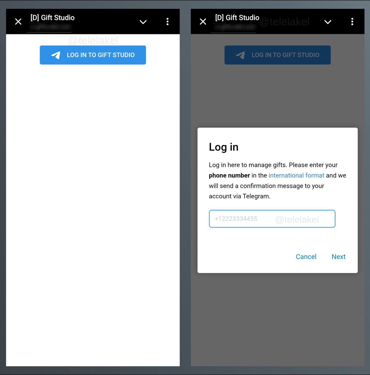 На тестовом сервере Telegram появился сайт под названием «Gift Studio».   Нет никаких догадок о его предназначении, но сканирование кода сайта предполагает, что он предназначен для управления уникальными подарками и NFT. Более подробная информация, скорее всего, появится позже.  Источник -     Thermos " Tonnel   Portals " Buy stars   Trading bot " AutoGiftRobot