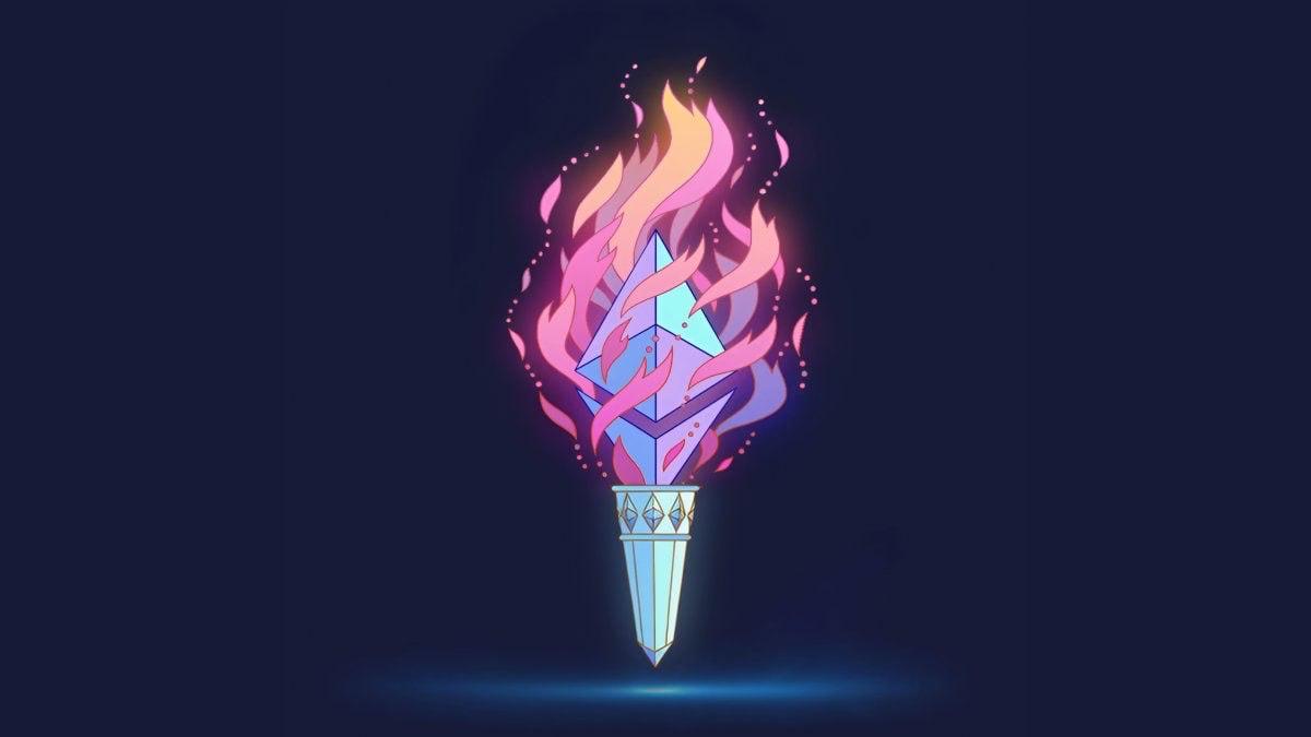 Ethereum исполняется 10 лет — стартует NFT «The Torch»  30 июля Ethereum отметит 10 лет со дня запуска первой версии сети. К юбилею проект выпускает NFT-токен, который символизирует развитие сети.   «Факел» будет путешествовать от кошелька к кошельку, а затем откроется минт для всех.     Торгуй криптовалютой на Bybit  Крипто Стукач   Подписаться