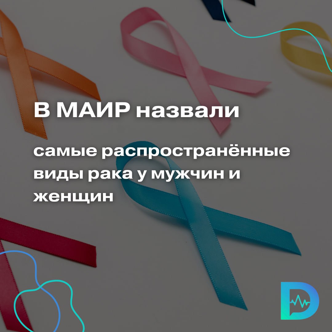 Международное агентство по изучению рака  МАИР  опубликовало информацию о самых частых онкопатологиях, которые выявляют как у жителей мира обоих полов, так и отдельно — у женщин и у мужчин.  1   Как говорится в отчёте агентства, самый распространённый в мире — рак лёгких. На него приходится 12,4% новых случаев. То есть заболевает им в год 2,5 млн человек. Во многом это связано с массовым курением, особенно часто употребляют табак в Азии, отмечают аналитики. По статистике МАИР, чаще других онкодиагноз рак легких среди прочих ставят в Китае и, например, в Польше.  2   На втором месте по распространённости рак молочной железы — 11,6%, 2,3 млн человек. Чаще других видов рака его диагностируют в США, Канаде, Австралии, Индии, Аргентине, африканских странах, ряде стран Европы.  3   В России же «лидер» среди всех других онкологий — колоректальный рак. Также чаще других его находят у новозеландцев и португальцев. Это третья по распространённости онкопатология  9,6%, 1,9 млн человек в мире .  4   На четвёртом месте — рак простаты  чаще других его находят у жителей Бразилии, Чехии, Дании, Финляндии , на пятом — рак желудка. Лидер по онкодиагнозам он в Иране.  Разбивка отдельно у мужчин такая:   лёгких  15,2% ,   простаты  14,2% ,   колоректальный  10,4% .  Самая частая онкология у женщин:  рак молочной железы  23,8% ,  рак лёгких  9,4% .  колоректальный рак  8,9% .  «Доктор Питер». Доступно и достоверно о здоровье