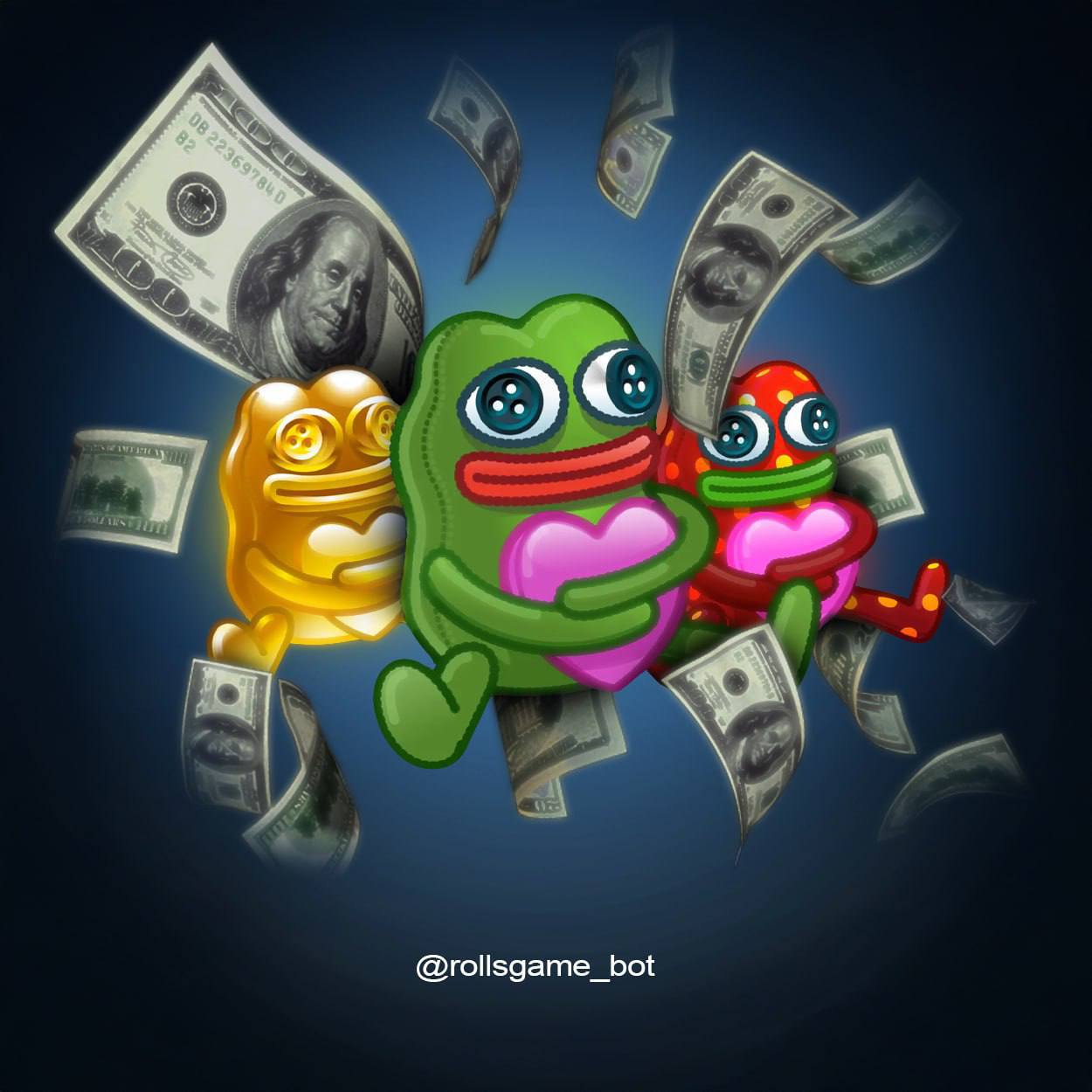 Весь Telegram сейчас на хайпе с NFT подарками Рынок уже разогнался до 160M и это только начало Я наткнулся на Rolls реально топовое приложение где можно дарить выигрывать и стейкать NFT гифты PvP PvE турниры и активное коммьюнити Недавно кто то выиграл Plush Pepe за 15K Хочешь понять почему все говорят про NFT подарки rollsgame bot