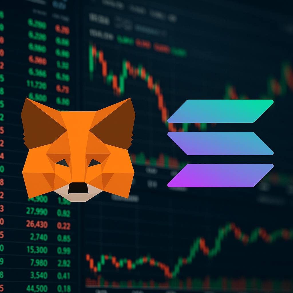 Самый популярный в мире кошелек MetaMask добавил поддержку Solana. В последнем обновлении кошелька MetaMask добавилась сеть Solana и все монеты выпущенный на ее блокчейне. Интеграция Solana пока доступна только в браузере в мобильном приложении MetaMask будет доступна в ближайшие недели. Количество пользователей MetaMask уже превысила 100 миллионов человек. А в феврале разработчики анонсировали поддержку биткоина, которую планируют реализовать в третьем квартале этого года. Пользуетесь MetaMask? #кошельки