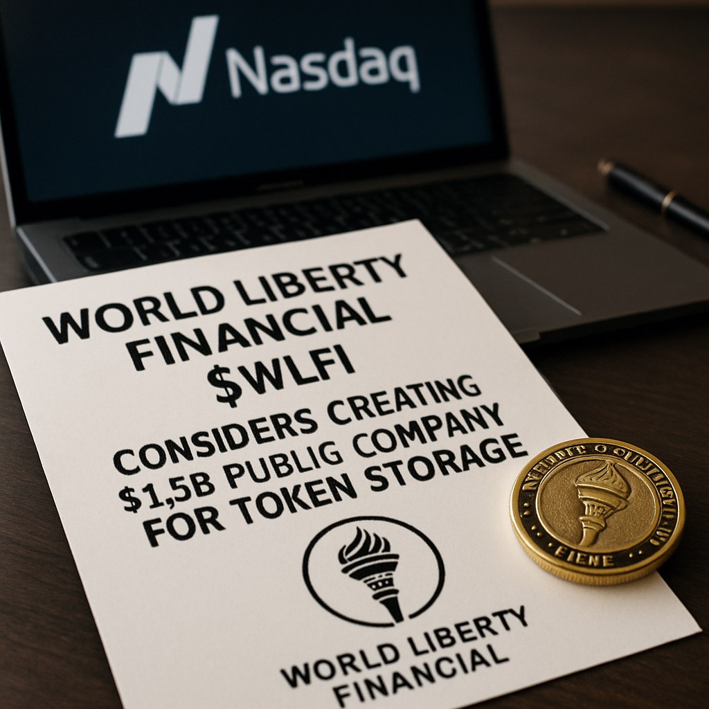 World Liberty Financial рассматривает создание публичной компании с капитализацией $1,5 млрд для хранения токенов WLFI.  Компания, связанная с Трампом, планирует вывести свою казну на Nasdaq и предложить инвесторам возможность участвовать в будущем росте токенов WLFI.    NFT