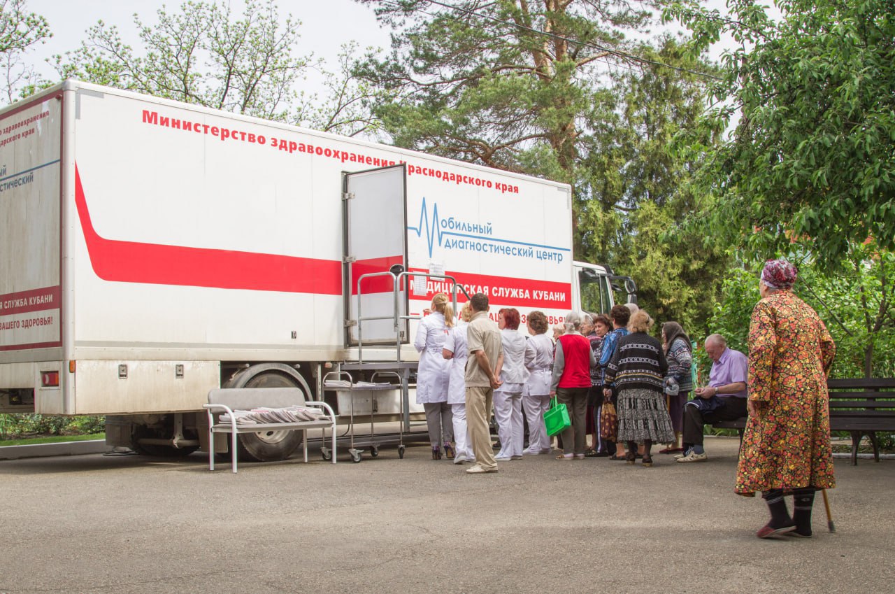 Здоровья жителей Тихорецкого района проверят в рамках диспансеризации   ‍ Краевые специалисты Краевой клинической больницы №1 на протяжении трех дней будут работать в Тихорецком районе в рамках Всероссийской тематической недели профилактики сердечно-сосудистых заболеваний.   Мобильный комплекс "Диспансеризация" будет расположен по адресу: г. Тихорецк, ул. Ударников, 10.   – Медицинское сообщество едино во мнении, что здоровый образ жизни является основой профилактики и лечения сердечно-сосудистых заболеваний, а для их контроля необходимо регулярно проходить профилактические осмотры и диспансеризацию, тем более что сделать это можно абсолютно бесплатно, – отмечает заместитель главврача по поликлиническому разделу работы НИИ-ККБ №1 Инга Шелестова.  Отметим, что на прошлой неделе специалисты ККБ №1 побывали в Кореновском районе, где обследовали 124 человека.    Профилактика различных заболеваний среди населения края ведется в рамках национального проекта "Продолжительная и активная жизнь".