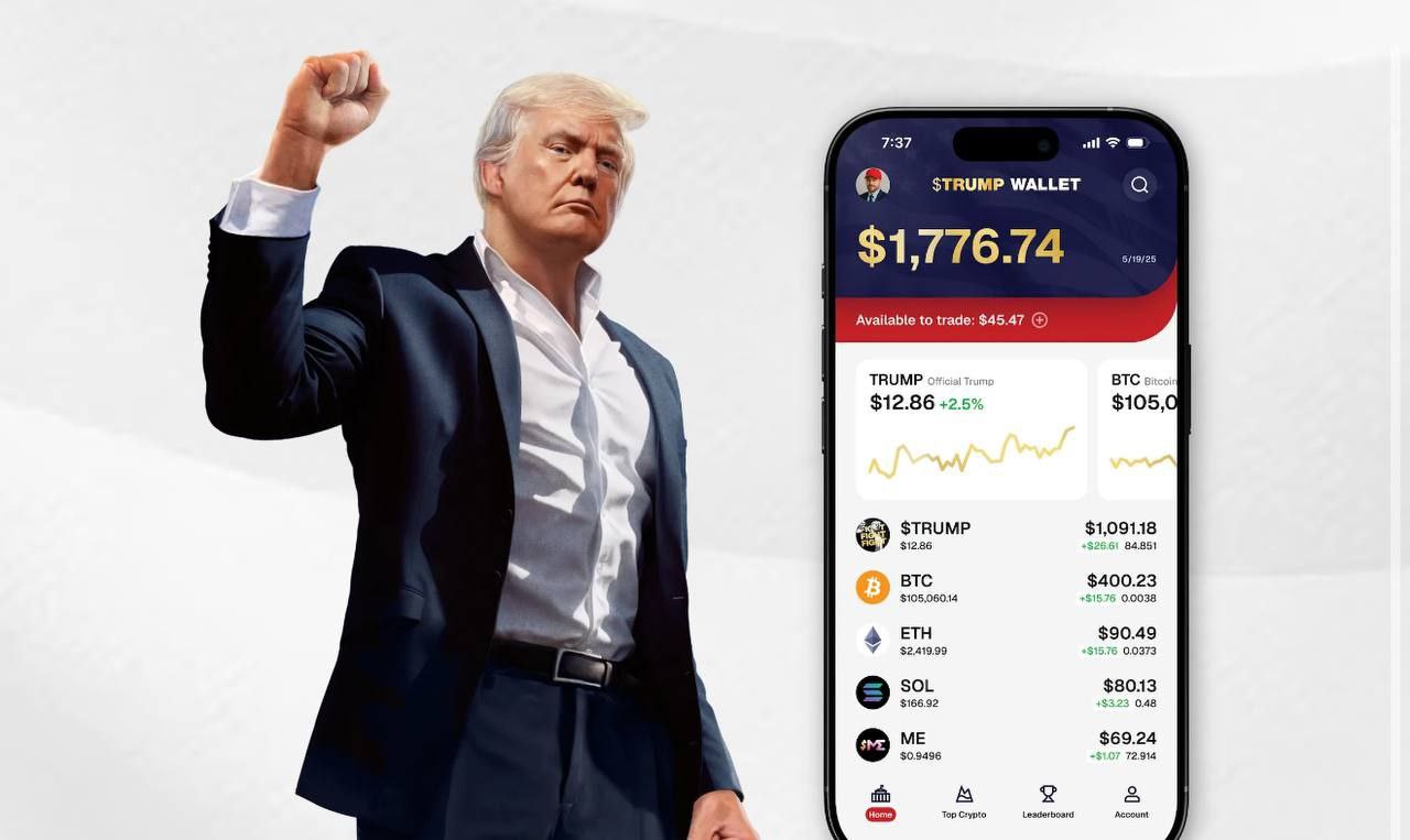 СМИ: Дональд Трамп готовится запустить собственный криптокошелек и торговое приложение.