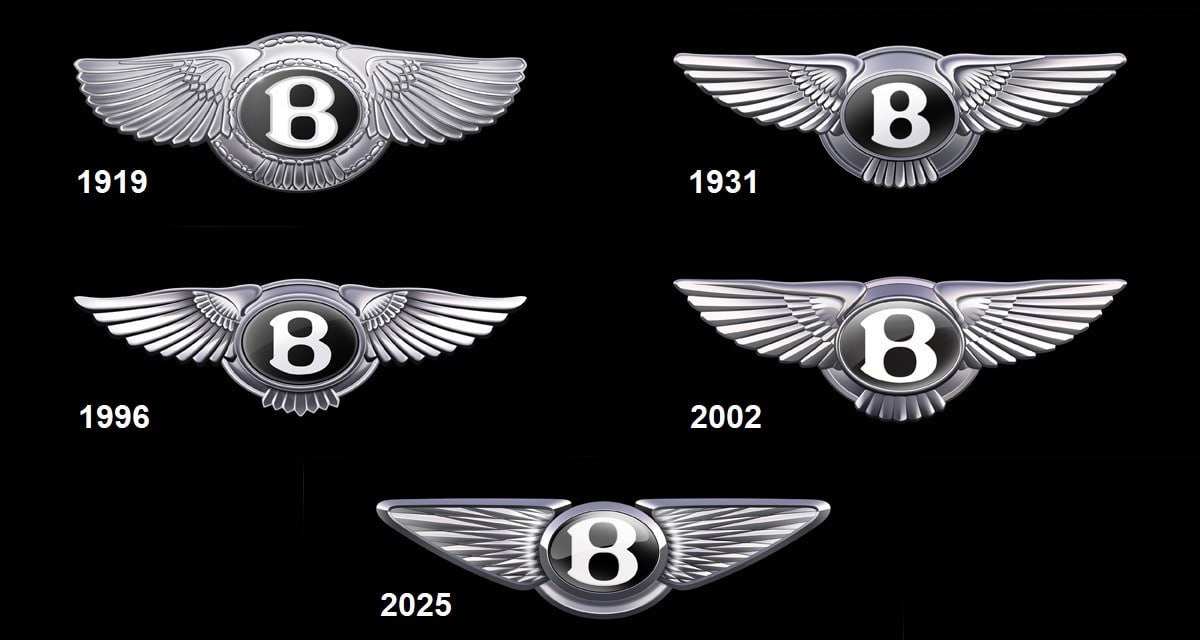 Компания Bentley обновила логотип  Самую первую эмблему Bentley, которая представляет собой литеру B в обрамлении с крыльями, в 1919 году придумал художник Ф. Гордон Кросби — хороший друг Уолтера Бентли. За всю историю компании это 5 редизайн логотипа.  Как вам новый логотип?   Нравится — ‍    Раньше было лучше —    Сейф Дизайнера