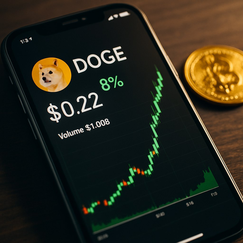 DOGE взлетел на 8% и достиг 22 центов на фоне активных покупок китов!  Торговый объем превысил 1 миллиард долларов, что сигнализирует о возможном бычьем прорыве. Институциональные инвесторы начинают проявлять интерес, что может привести к дальнейшему росту мемкойна.    NFT